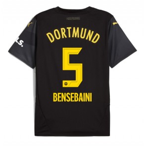 Borussia Dortmund Ramy Bensebaini #5 Venkovní Dres 2024-25 Krátký Rukáv